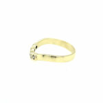 Halbmemoire Ring Gr. 53 ca. 0,10 ct Diamanten Gelbgold 585/ 14K - Bild 6 Vorschau
