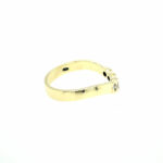 Halbmemoire Ring Gr. 53 ca. 0,10 ct Diamanten Gelbgold 585/ 14K - Bild 3 Vorschau