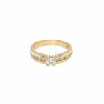 Ring Gr. 62 ca. 0,50 ct Diamanten Gelbgold 585/ 14K Vorschau