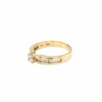 Ring Gr. 62 ca. 0,50 ct Diamanten Gelbgold 585/ 14K - Bild 2 Vorschau