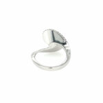 Süßwasserperle Ring Gr. 56 ca. 0,25 ct Diamanten Weißgold 585/ 14K - Bild 4 Vorschau