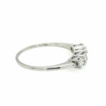 Halbmemoire Ring Gr.55 ca. 0,65ct Diamanten Weißgold 750/ 18K - Bild 4 Vorschau