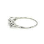Halbmemoire Ring Gr.55 ca. 0,65ct Diamanten Weißgold 750/ 18K - Bild 5 Vorschau