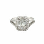 Entourage Ring Gr. 54 ca. 0,53ct Diamanten Weißgold 750/ 18K Vorschau