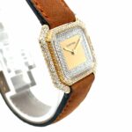 Cartier 18k Ceinture Ref. 7810 1980 Gold 18K Diamond watch Factory setting - Bild 5 Vorschau