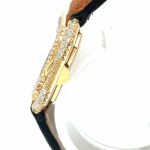 Cartier 18k Ceinture Ref. 7810 1980 Gold 18K Diamond watch Factory setting - Bild 9 Vorschau