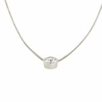 CHRIST Kette mit Solitäranhänger 45 cm ca. 0,57ct Diamant Weißgold 585/ 14K - Bild 2 Vorschau