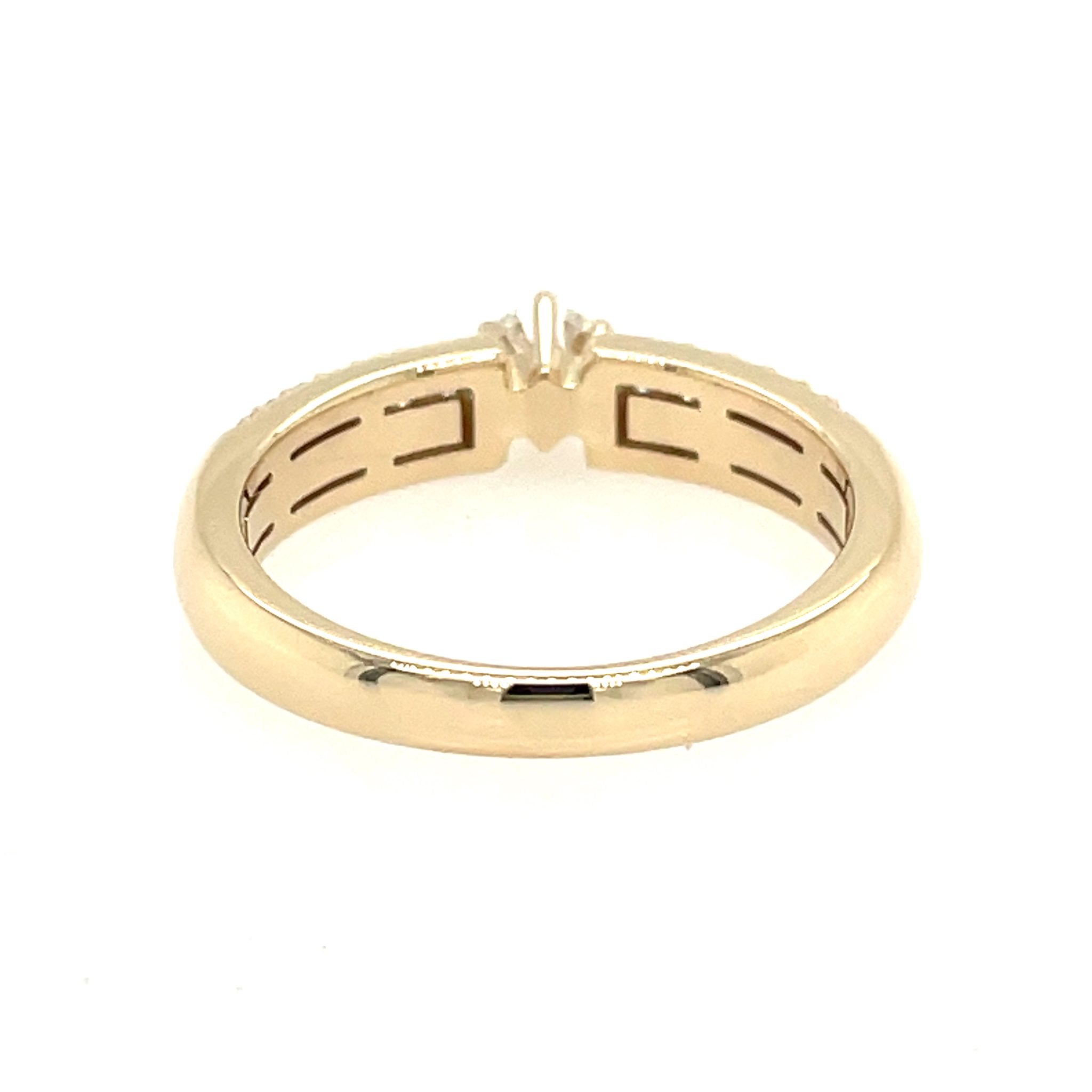 CHRIST Ring Gr. 58 ca. 0,80 ct Diamanten Gelbgold 585/ 14K - Bild 5