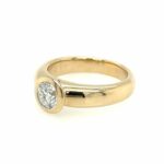 Solitärring Gr. 60 ca. 1,02 ct Diamant Gelbgold 585/ 14K - Bild 2 Vorschau