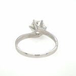 Solitärring Gr. 58 2,0 ct Diamant Weißgold 750/ 18K DPL Zertifikat - Bild 6 Vorschau