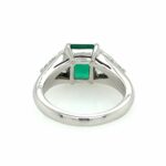 Smaragd Ring Gr.51 ca. 1,20 ct Diamanten Weißgold 750/18K - Bild 7 Vorschau