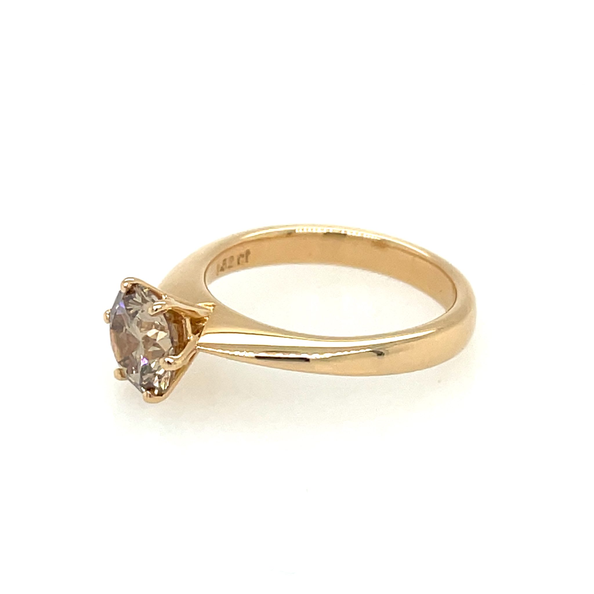 Solitärring Gr.52 1,52 ct Diamant Roségold 750/ 18K GIA Zertifikat - Bild 2