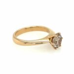 Solitärring Gr.52 1,52 ct Diamant Roségold 750/ 18K GIA Zertifikat - Bild 3 Vorschau