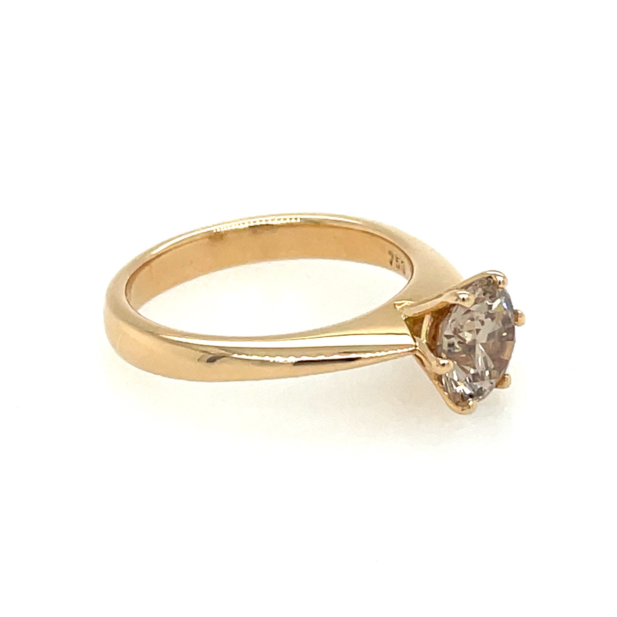 Solitärring Gr.52 1,52 ct Diamant Roségold 750/ 18K GIA Zertifikat - Bild 3