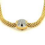 Fope Collier 43cm ca. 1,50 ct Brillanten Gelbgold 750/ 18K - Bild 2 Vorschau