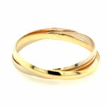 Cartier „Trinity“ Armreif 20 cm Tricolor 750/ 18K - Bild 2 Vorschau
