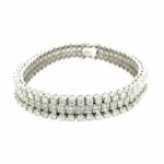 Diamant Armband 18,3cm ca. 8,50ct Diamanten Weißgold 750/ 18K Vorschau
