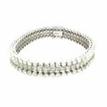 Diamant Armband 18,3cm ca. 8,50ct Diamanten Weißgold 750/ 18K - Bild 2 Vorschau