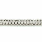 Diamant Armband 18,3cm ca. 8,50ct Diamanten Weißgold 750/ 18K - Bild 4 Vorschau