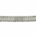 Diamant Armband 18,3cm ca. 8,50ct Diamanten Weißgold 750/ 18K - Bild 5 Vorschau