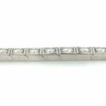 Tennisarmband 19cm ca.6ct Diamanten Weißgold 585/ 14K - Bild 6 Vorschau