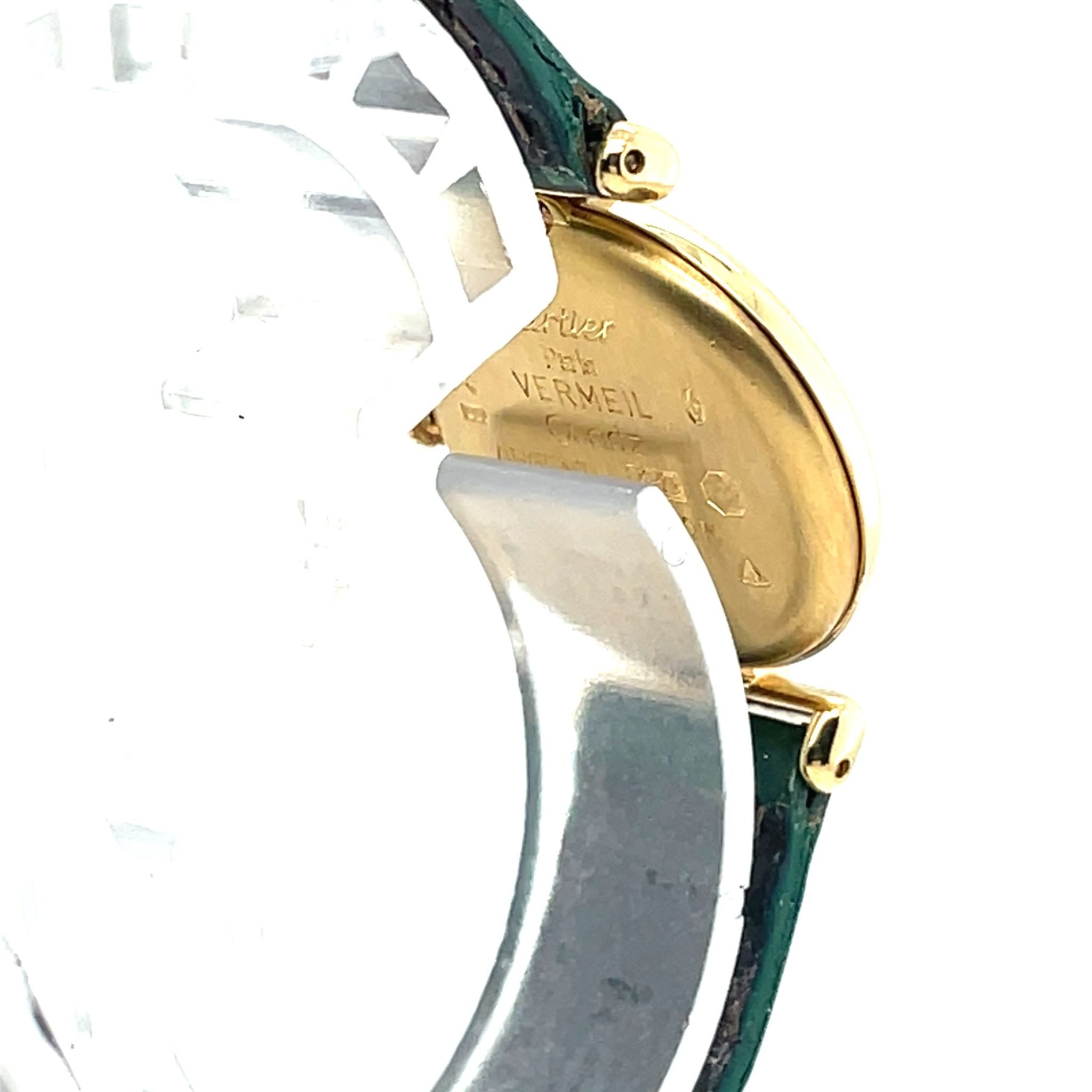 Cartier Vermeil Argent 925 Ref. 590002 Vintage Watch 1990’s Top - Bild 6