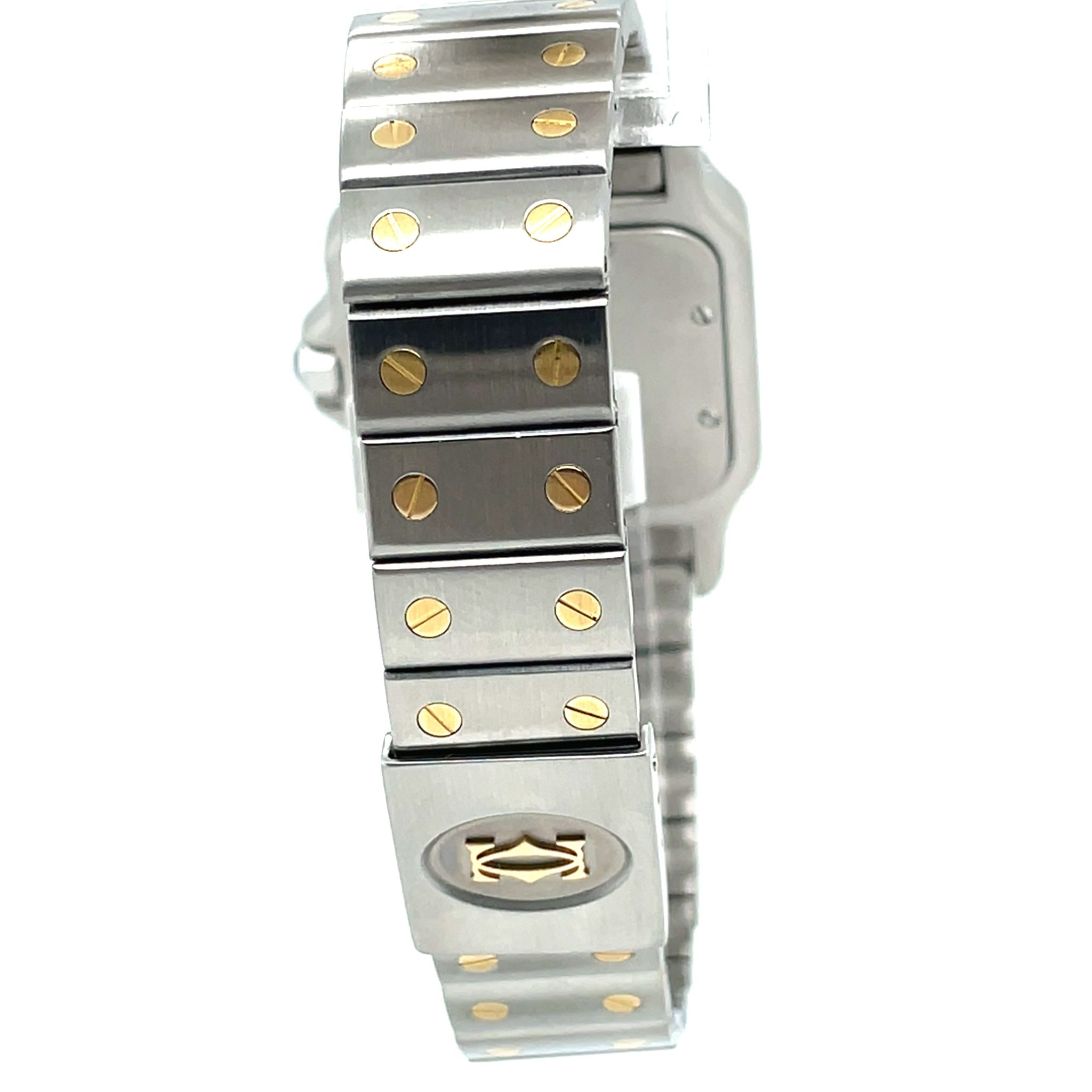 Cartier Santos Galbee Ref.187901 Stahl/Gold, Full Set 1990 Top - Bild 3