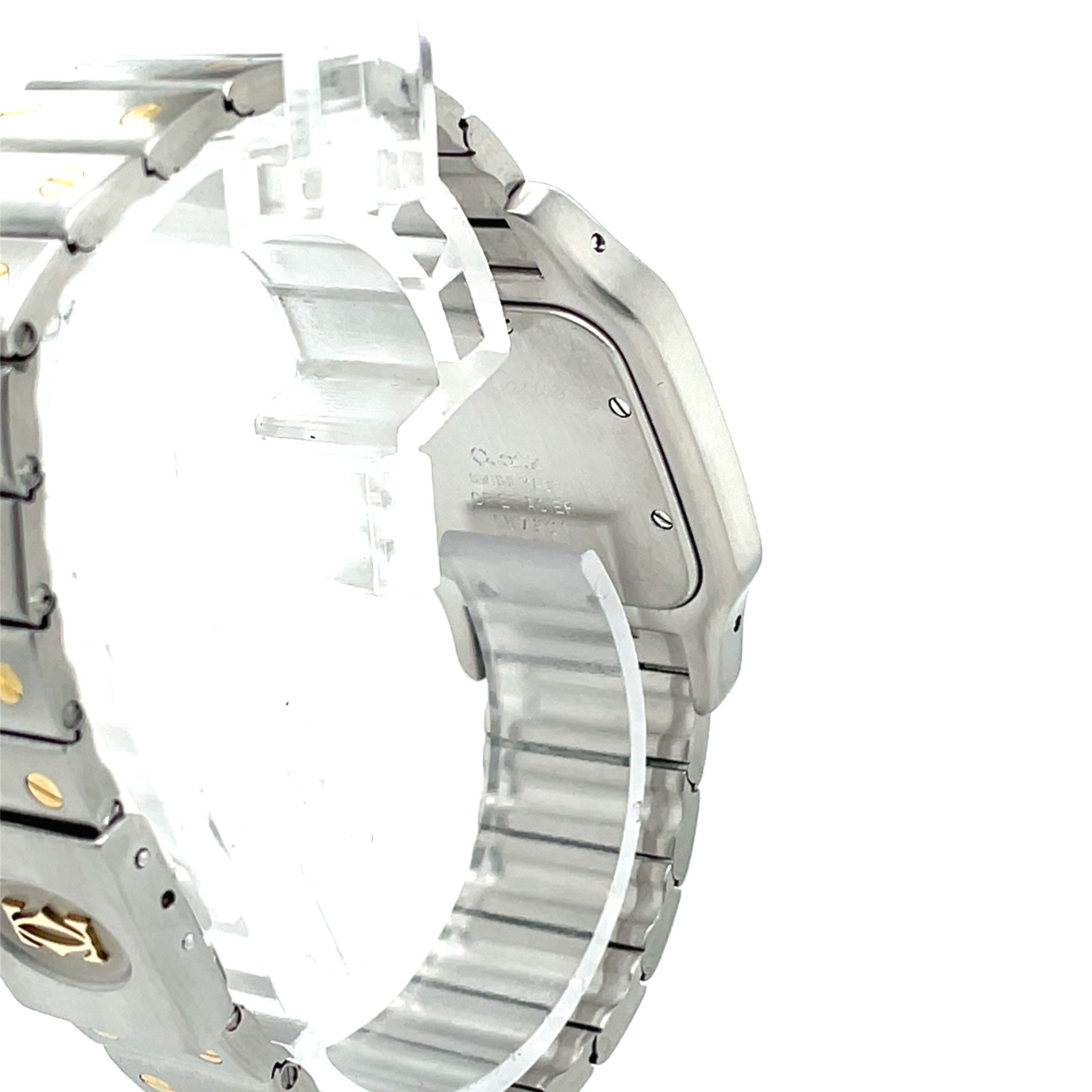 Cartier Santos Galbee Ref.187901 Stahl/Gold, Full Set 1990 Top - Bild 4
