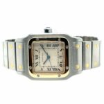 Cartier Santos Galbee Ref.187901 Stahl/Gold, Full Set 1990 Top - Bild 7 Vorschau