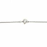 Collier 46,5 cm ca. 1,35 ct Diamanten Weißgold 14K Platin 900 - Bild 5 Vorschau