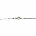Collier 46,5 cm ca. 1,35 ct Diamanten Weißgold 14K Platin 900 - Bild 6 Vorschau