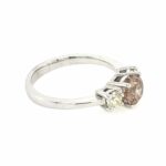 Solitärring Gr.55 1,09ct Diamant Weißgold 585/ 14K AIG Zertifikat - Bild 3 Vorschau