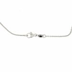 Kette mit Solitäranhänger 45 cm 1,51ct Diamant Weißgold 750/ 18K DPL Zertifikat - Bild 5 Vorschau