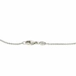 Kette mit Solitäranhänger 45 cm 1,51ct Diamant Weißgold 750/ 18K DPL Zertifikat - Bild 6 Vorschau