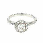 Solitärring Gr. 56 0,52ct Diamant Weißgold 585/ 14K AIG Zertifikat Vorschau