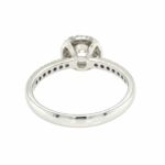 Solitärring Gr. 56 0,52ct Diamant Weißgold 585/ 14K AIG Zertifikat - Bild 6 Vorschau