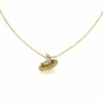Ankerkette 42cm 0,27ct Diamant Gelbgold 585/ 14K AIG Zertifikat - Bild 2 Vorschau