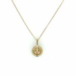 Ankerkette 42cm 0,27ct Diamant Gelbgold 585/ 14K AIG Zertifikat - Bild 5 Vorschau