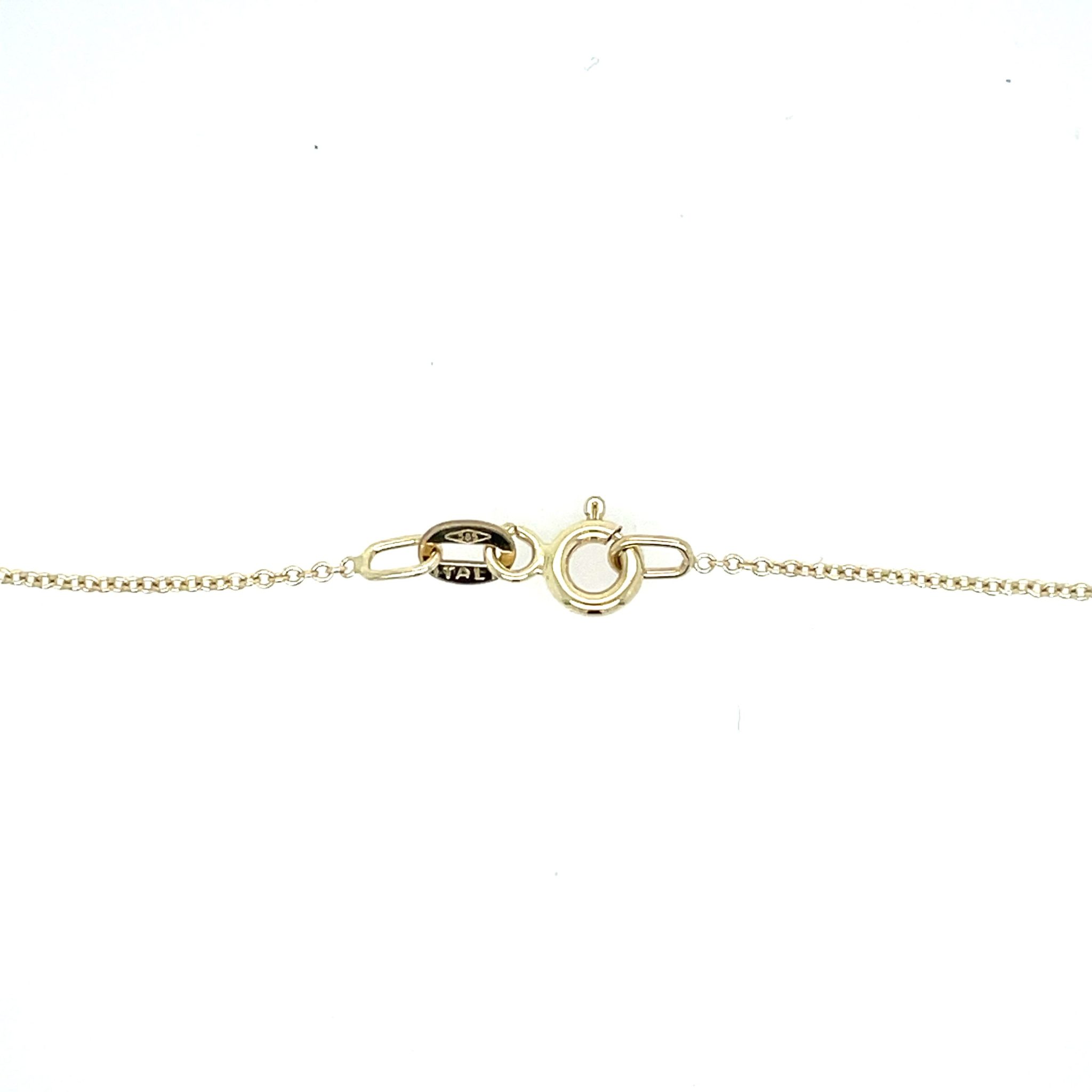 Ankerkette 42cm 0,27ct Diamant Gelbgold 585/ 14K AIG Zertifikat - Bild 6