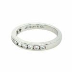 Tiffany & Co. Memoire Ring Gr. 52 ca. 0,20ct Diamanten Platin 950 - Bild 2 Vorschau