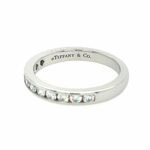 Tiffany & Co. Memoire Ring Gr. 52 ca. 0,20ct Diamanten Platin 950 - Bild 3 Vorschau