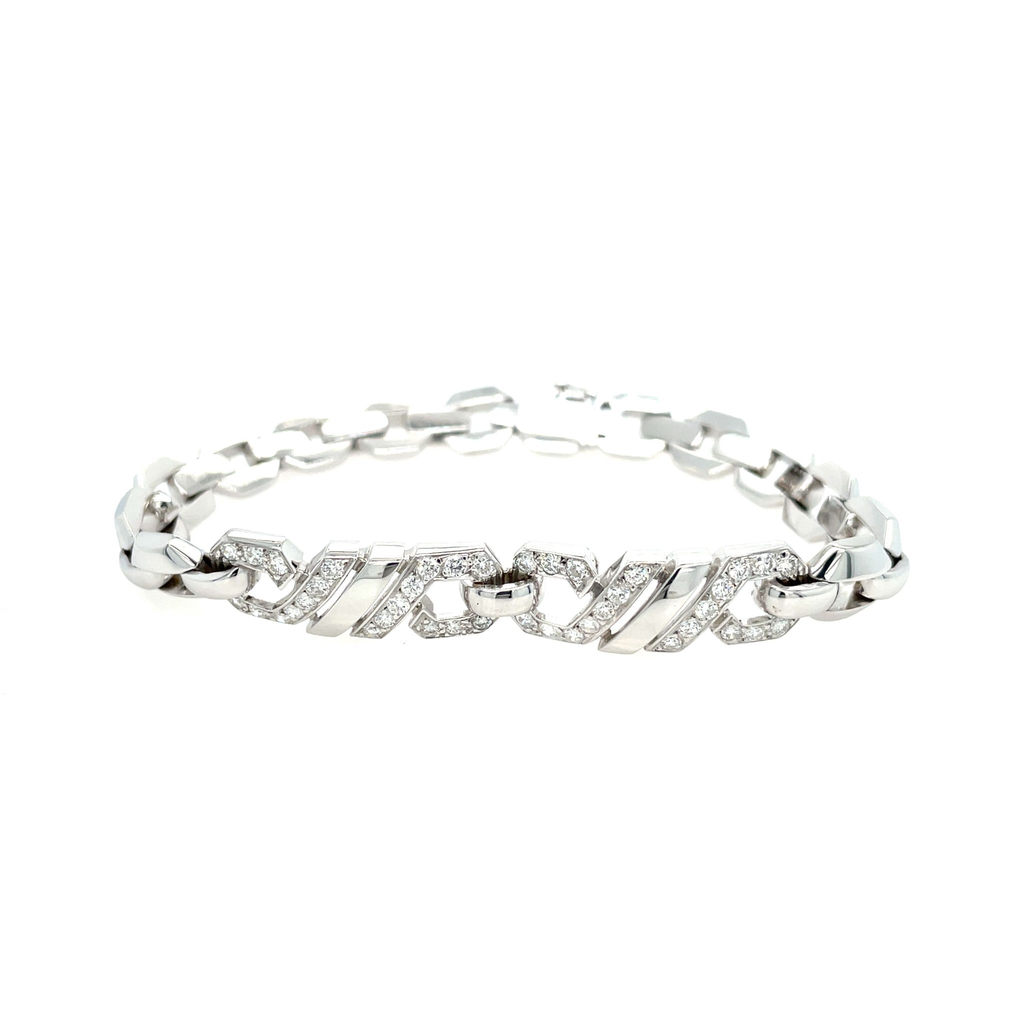 Cartier Armband 19 cm ca. 1,0ct Diamanten Weißgold 750/ 18K