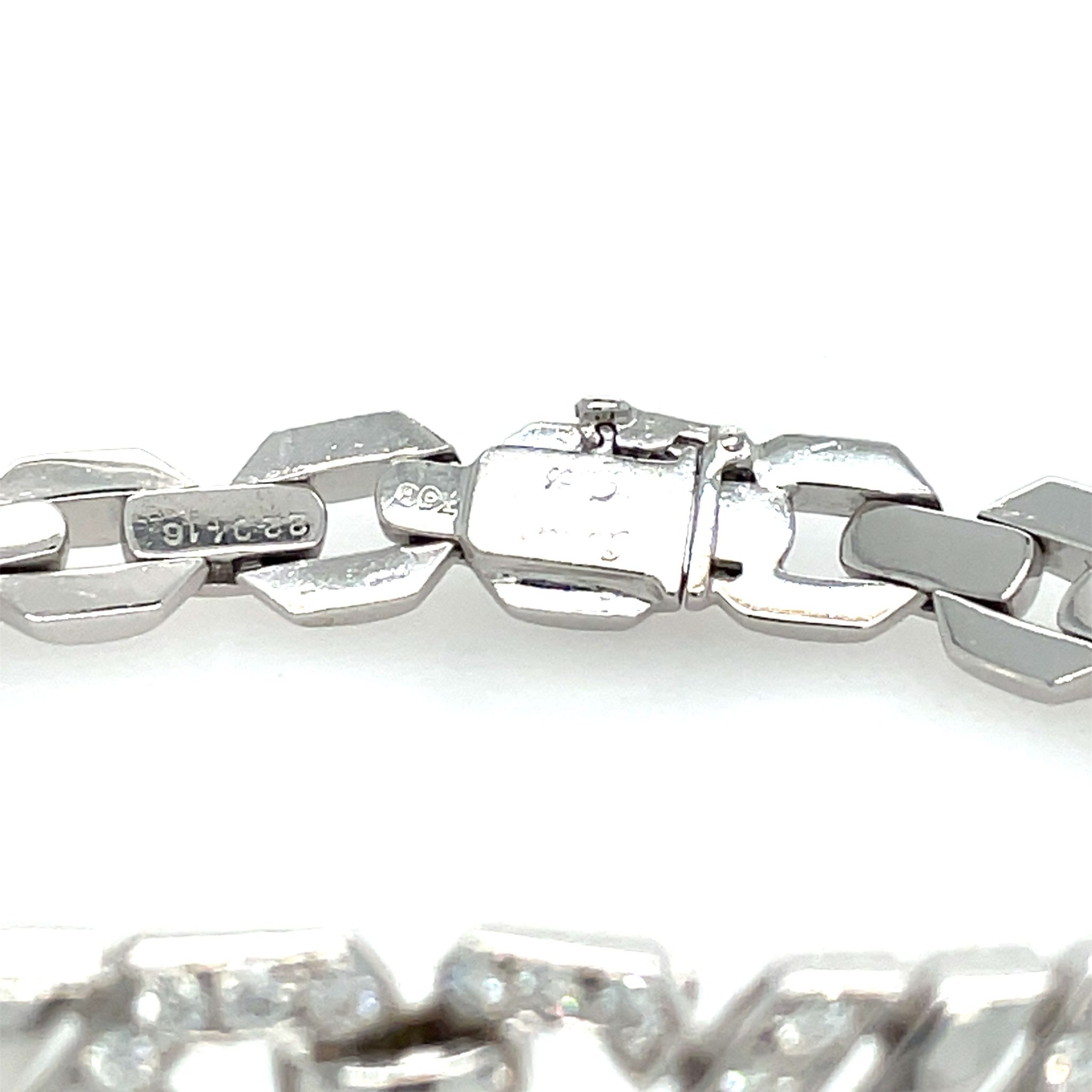 Cartier Armband 19 cm ca. 1,0ct Diamanten Weißgold 750/ 18K - Bild 3