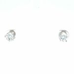 Solitärohrstecker 1,18 ct Diamanten Weißgold 750/ 18K HRD Zertifikat Vorschau