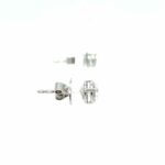 Solitärohrstecker 1,18 ct Diamanten Weißgold 750/ 18K HRD Zertifikat - Bild 5 Vorschau