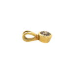 Solitäranhänger ca. 1,0ct Diamant Gelbgold 750/ 18K - Bild 4 Vorschau