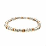 Spiralen Armband Flexibel 20 cm Weißgold Roségold 750/ 18K - Bild 2 Vorschau