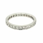 Memoire Ring Gr. 56 ca. 0,50 ct Diamanten Weißgold 750/ 18K - Bild 2 Vorschau