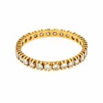 Memoire Ring Gr. 55 ca. 0,50 ct Diamanten Gelbgold 750/ 18K - Bild 2 Vorschau