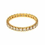 Memoire Ring Gr. 55 ca. 0,50 ct Diamanten Gelbgold 750/ 18K - Bild 3 Vorschau